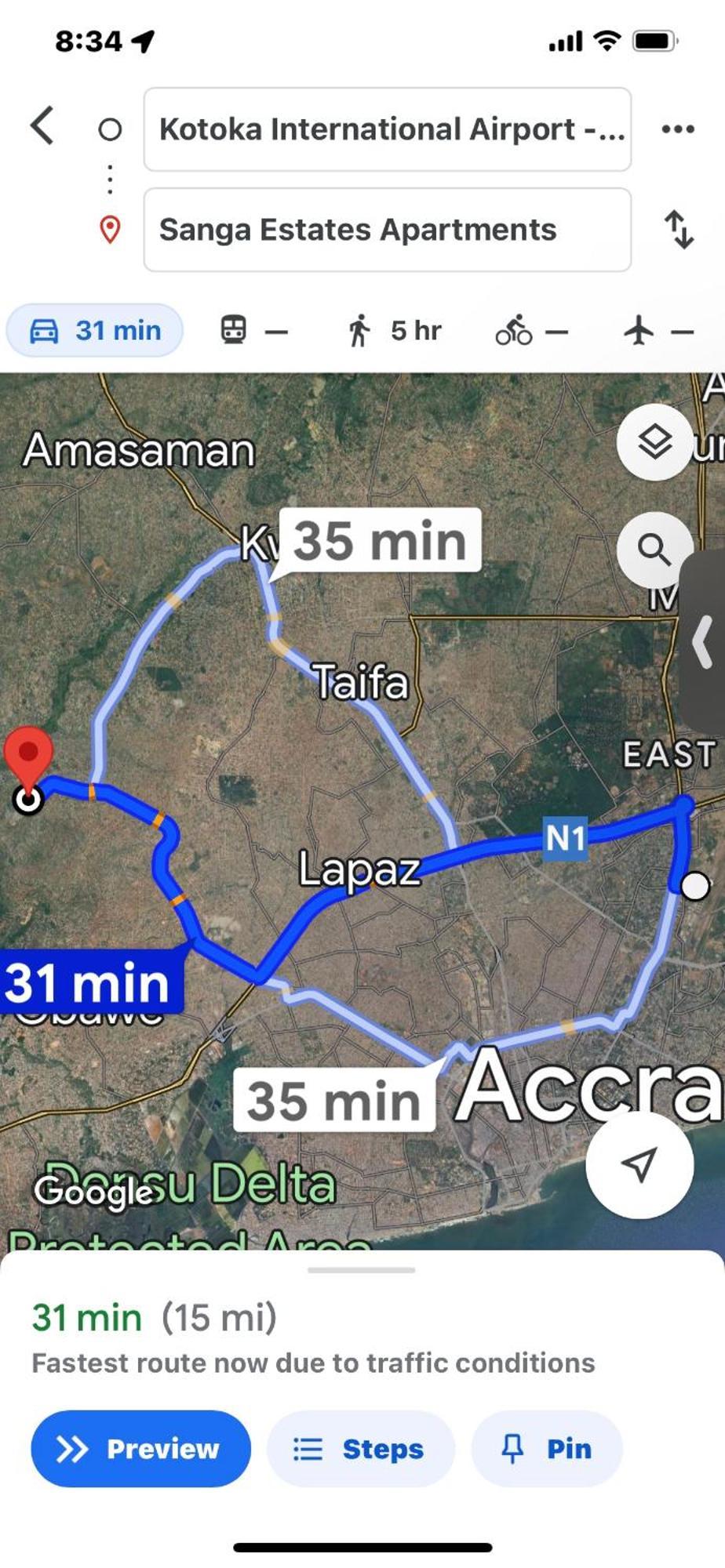 Accra Luxury Apartments At The Sanga Estates Oduman Экстерьер фото